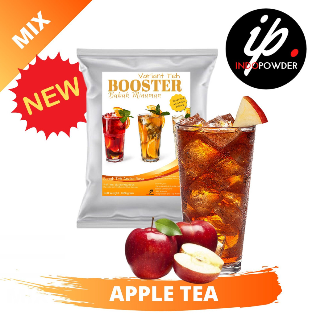 

WHYN!! BOOSTER Bubuk Minuman APPLE TEA 1Kg - Bubuk APPLE TEA 1Kg - APPLE TEA Bubuk 1Kg - APPLE