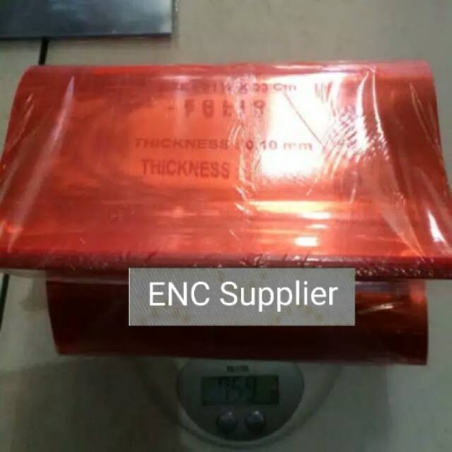 

oyama 100 lembar Mika jilid warna folio 0,1 tebal 0.1 per pak - enc.sup WE!!