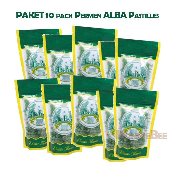 

PAKET 10 PACK PERMEN ALBA PASTILLES