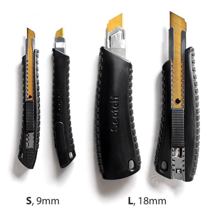 

No Na - Cutter Emas, Scotch 3M 18Mm Titanium Blade Besar