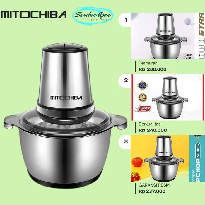 Chopper Mitochiba CH 88 Penggiling Daging dan Bumbu Serbaguna