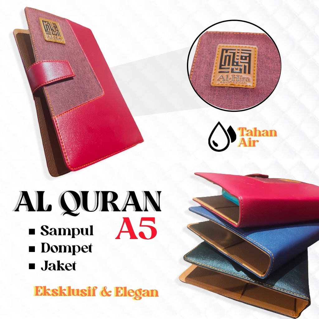 

Promo Cover Dompet Jaket Sampul Quran Agenda A5 (15x21) WE!!