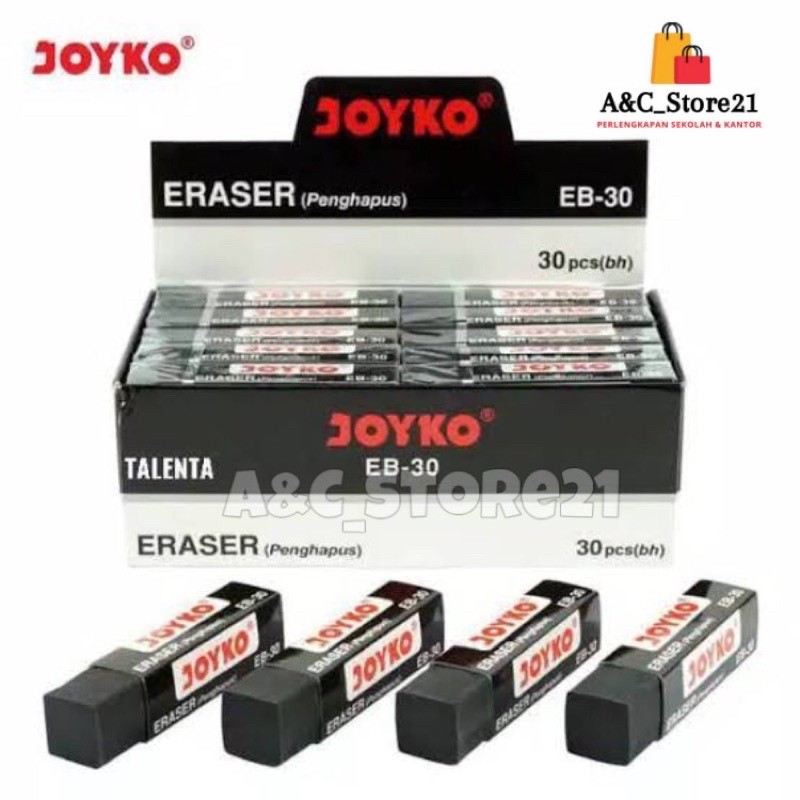 

PENGHAPUS PANJANG JOYKO HITAM ISI 30 PCS WE!!!