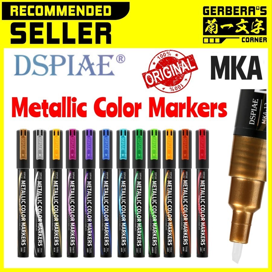 

DSPIAE MKA Metallic Color Markers Marker Gundam Model Kit WE!!!