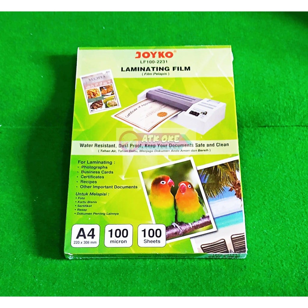 

Joyko Laminating A4 LF-100.2231 WE!!!