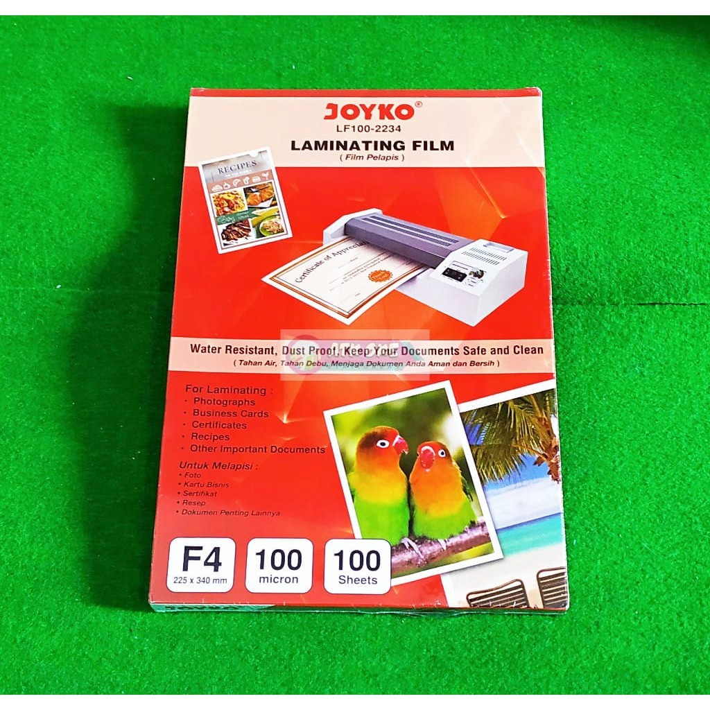 

Joyko Laminating F4 225 x 340mm WE!!!