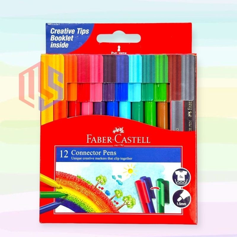 

Connector Pen / Konektor Spidol Faber-Castell 12 Warna WE!!!