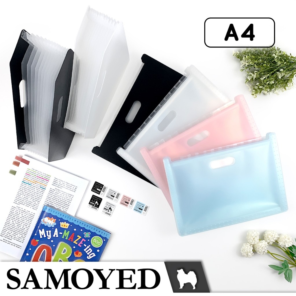 

Map Harmonika / Sekat / Expanding Folder / Box / File A4 Samoyed EFD-4S WE!!