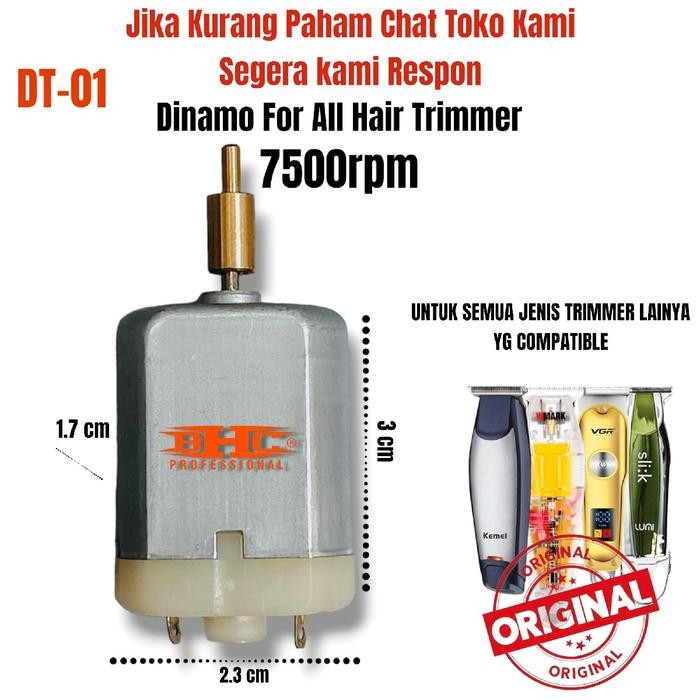 Dt-01 Dinamo Trimmer Mesin Cukur Rambut Wahl Wmark Dll Kumis Jenggot Gratisongkir