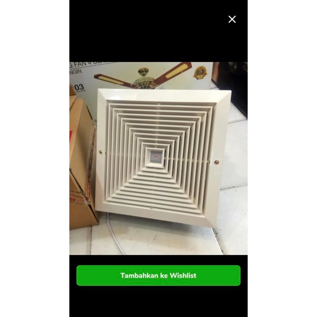 EXHAUST Maspion MV 16 EX Exhaust Ceiling Ventilating Fan 6 inch / Exhaust Fan Plafon MV-16EX /