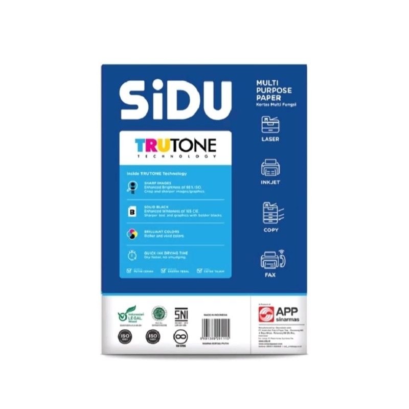 

Kertas HVS Foto Copy A4 SIDU 75 gsm