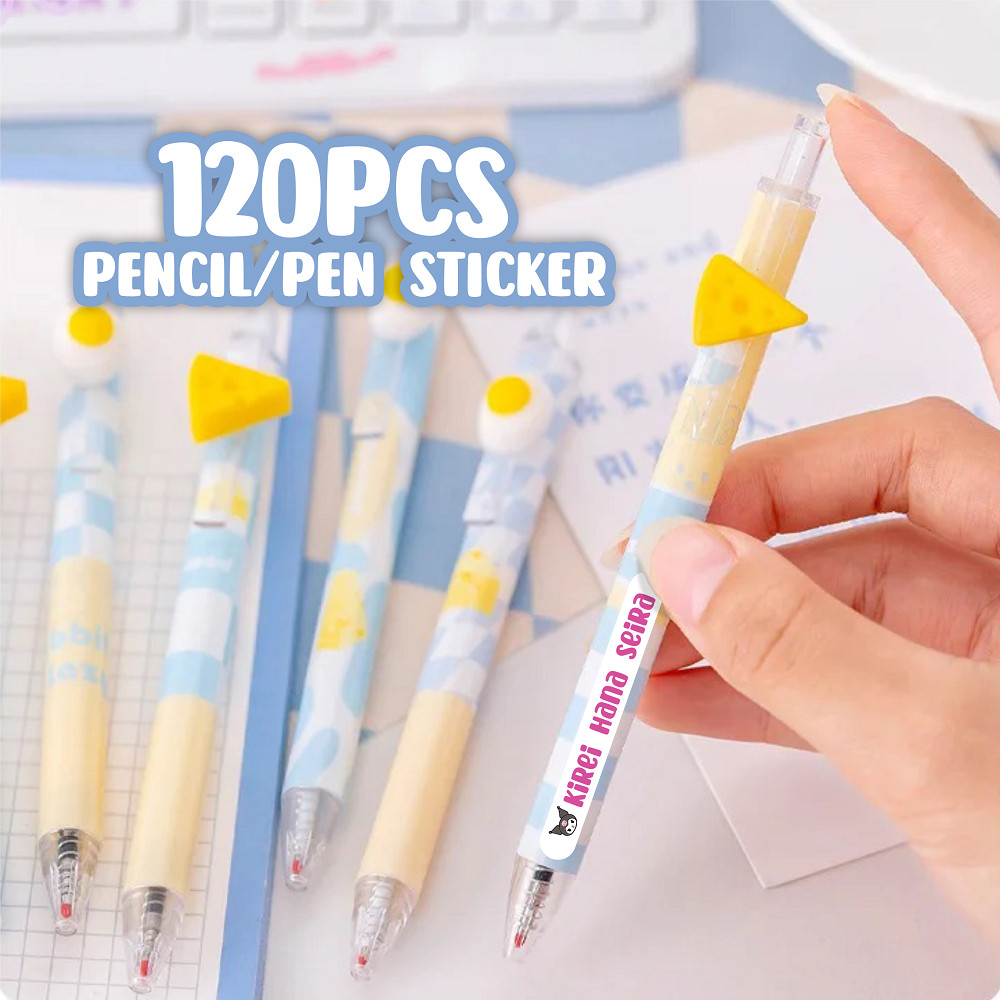 

STIKER ANAK PENSIL PULPEN 1 SET ISI 120PCS WATERPROOF
