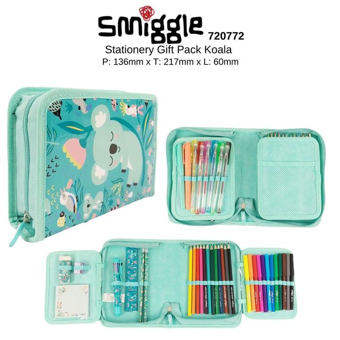

Smiggle Stationery Gift Pack Koala/ Pencil Case Koala Stationery/Kado