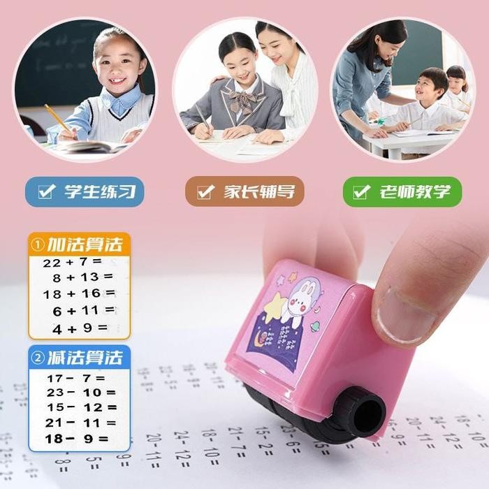 

KLF Alat Edukasi Belajar Anak Model Stampel Scrollable MATH MATEMATIKA