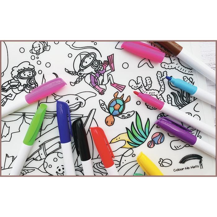 

Big Boss - Colour Me Mats - 14Pc Fine Tip Whiteboard Markers