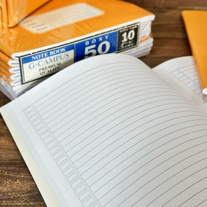 

Big Boss - Buku Tulis Campus Garuda Isi 50 Lembar Caver Sampul Coklat Isi 10 Pcs Buku Tulis Ukuran