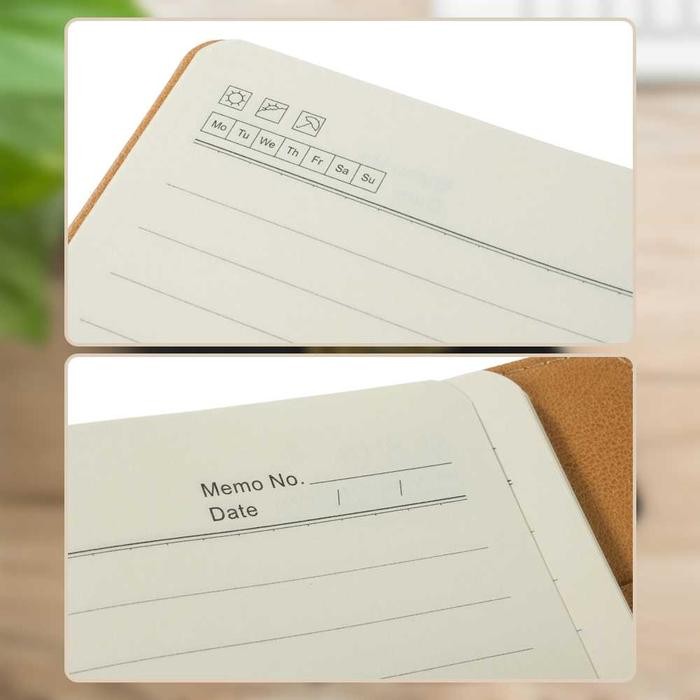 

Big Boss - Buku Catatan Notebook Diary Harian A5 Cover Kulit Pu Kunci Password