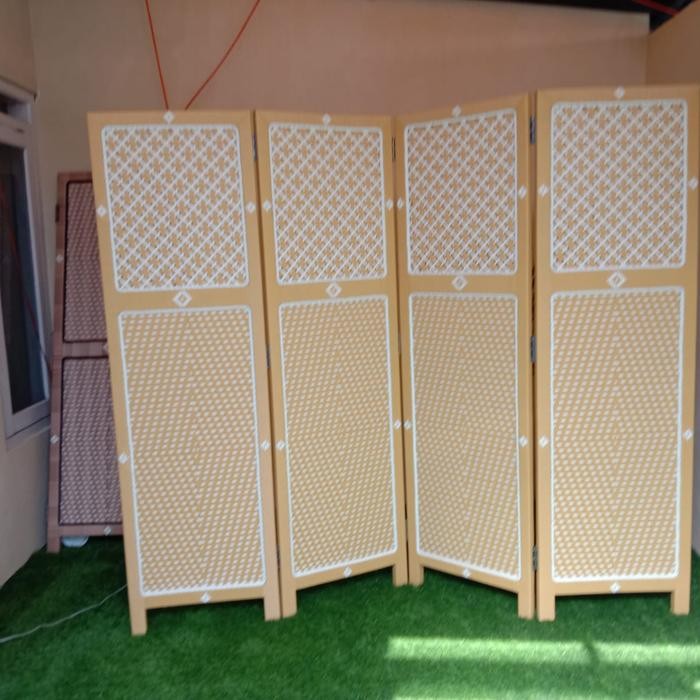 Ready Sketsel Partisi Screen Penyekat Pembatas Ruangan Lipat Portable