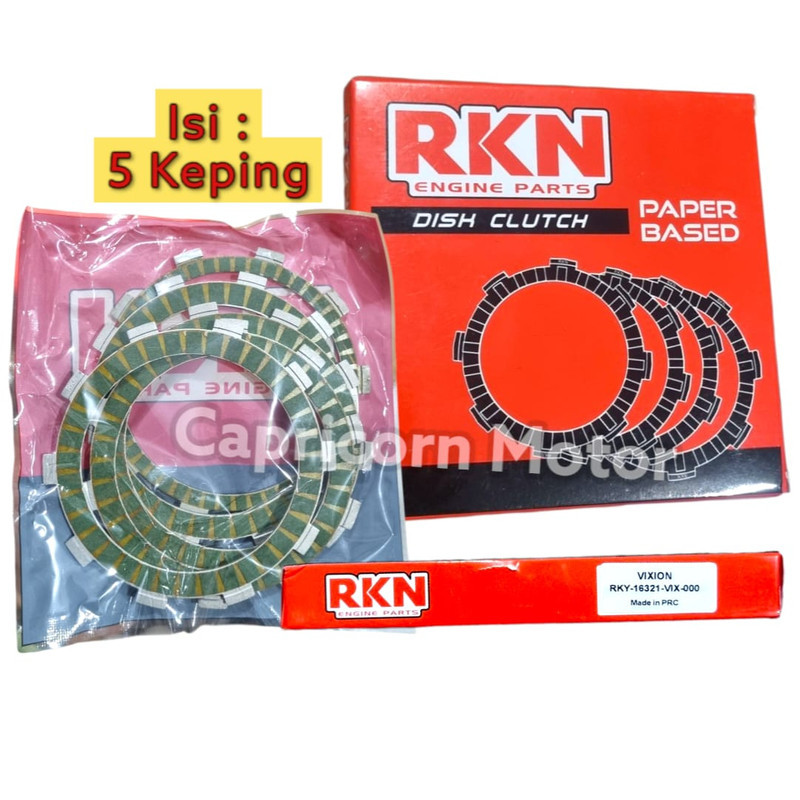 Plat Kampas Kopling VIXION BYSON RKN Paper Based