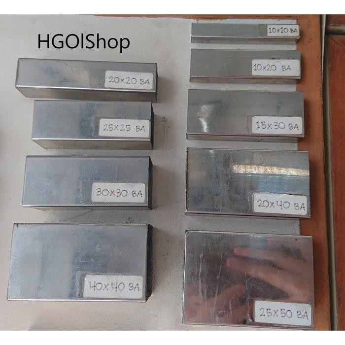 Top LENGKAP HOLLOW STAINLESS 10 X 20 (KILAP/BA)