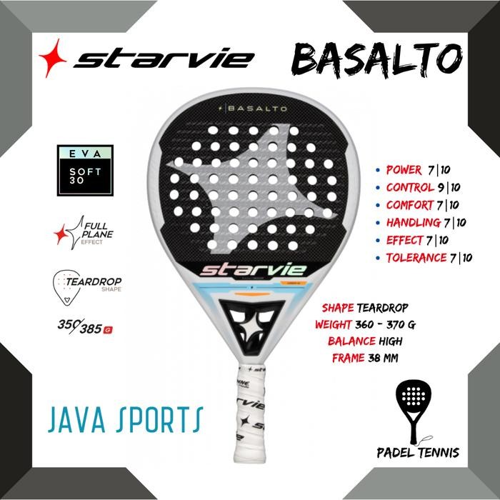 Raket Padel Tenis Starvie Basalto Soft Official Resmi Original Padel Racket Best Seller