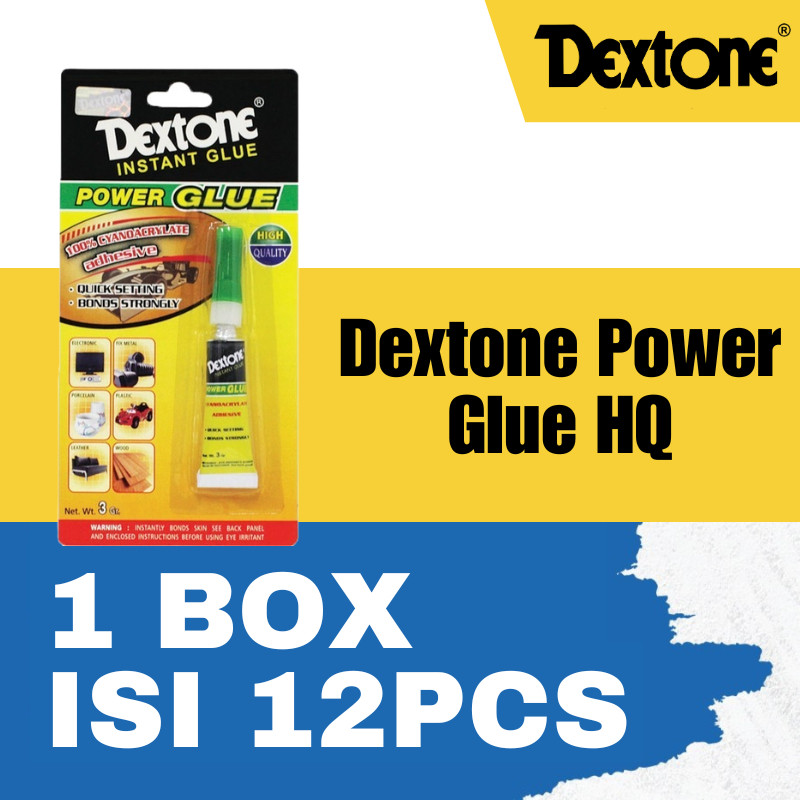 

Dextone Lem Tetes Power Glue Premium (HQ) 3Gr - 1 BOX 12 PCS
