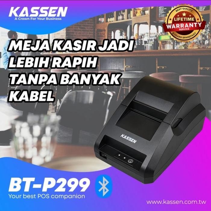 Printer Bluetooth Kassen Btp-299 Btp 299 Printer Kasir Mini