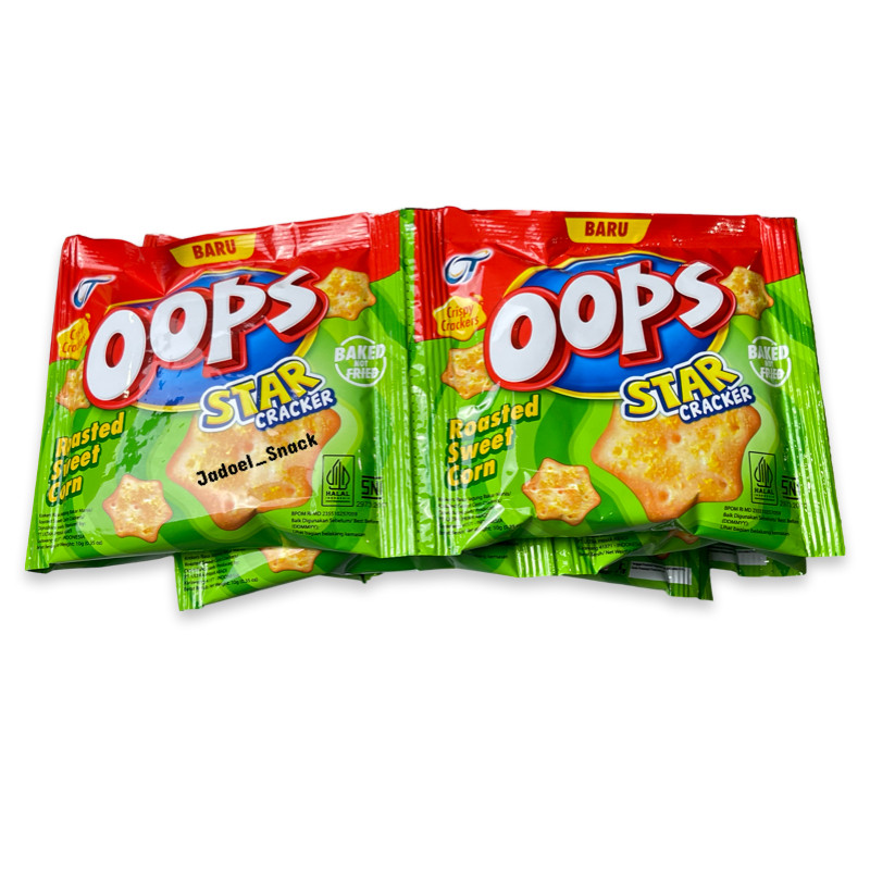 

Olivoliv Snack Oops Star Cracker Baked 10 X 10 Gr Rasa Balado Chicken Tomato Roasted Sweet Corn By