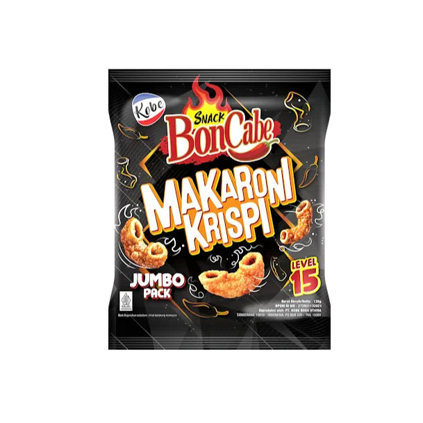 

Olivoliv Snack Kobe Bon Cabe Snack Makaroni Jumbo Pack Level 2 Nacho Cheese / Level 10 / Level 15