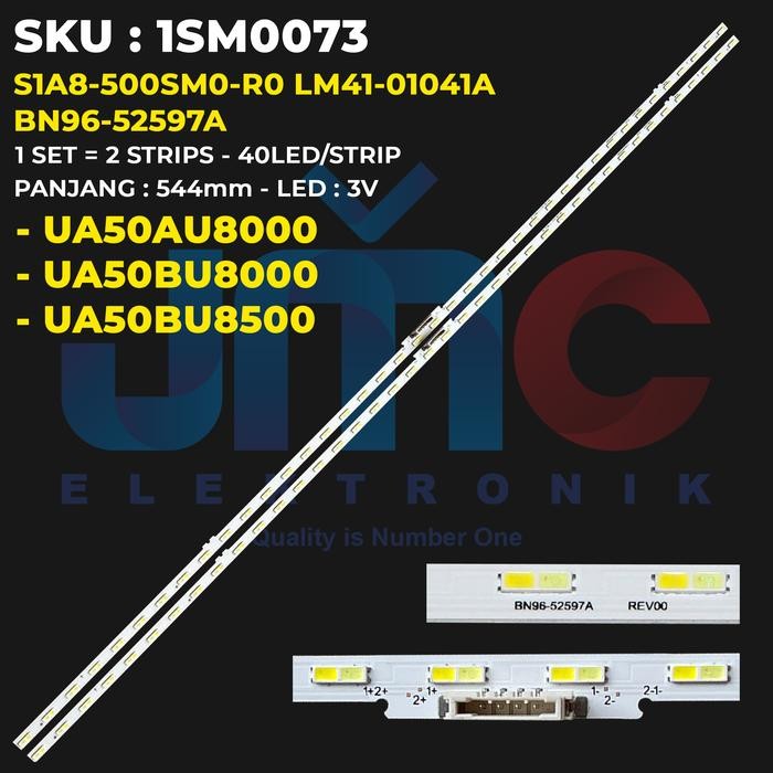 Backlight TV 50 Inch UA50AU8000K UA50BU8000K 50AU8000 50BU8000