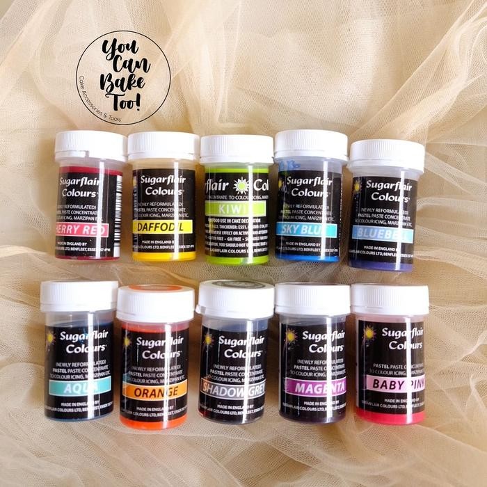 

Sugarflair Colours Food Coloring Oil Based (3)