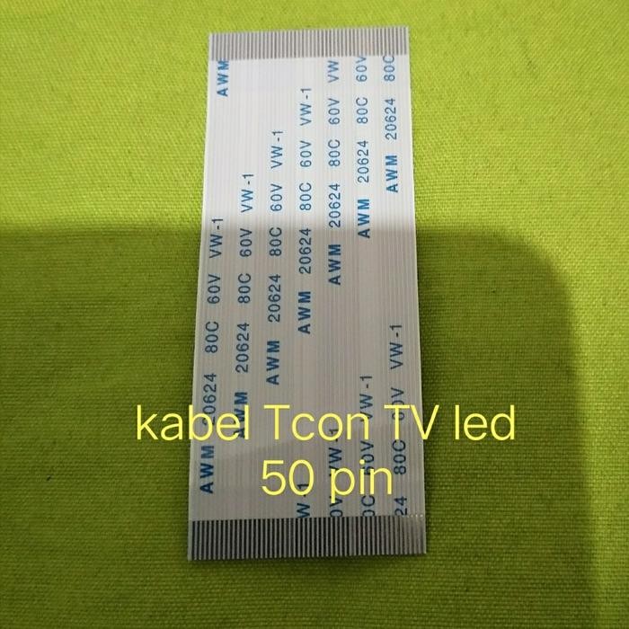 flexibel kabel 50 pin Tcon ke panel Led tv LG Toshiba