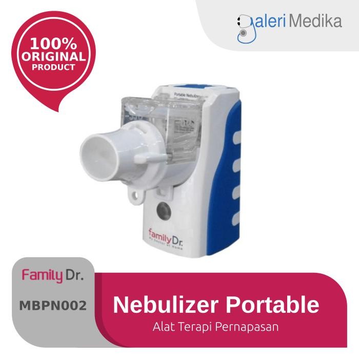 Nebulizer Portable Family Dr MBPN002 Alat Uap Asma Bagus Terapi Pernapasan Gratis Ongkir Terbaik D3J