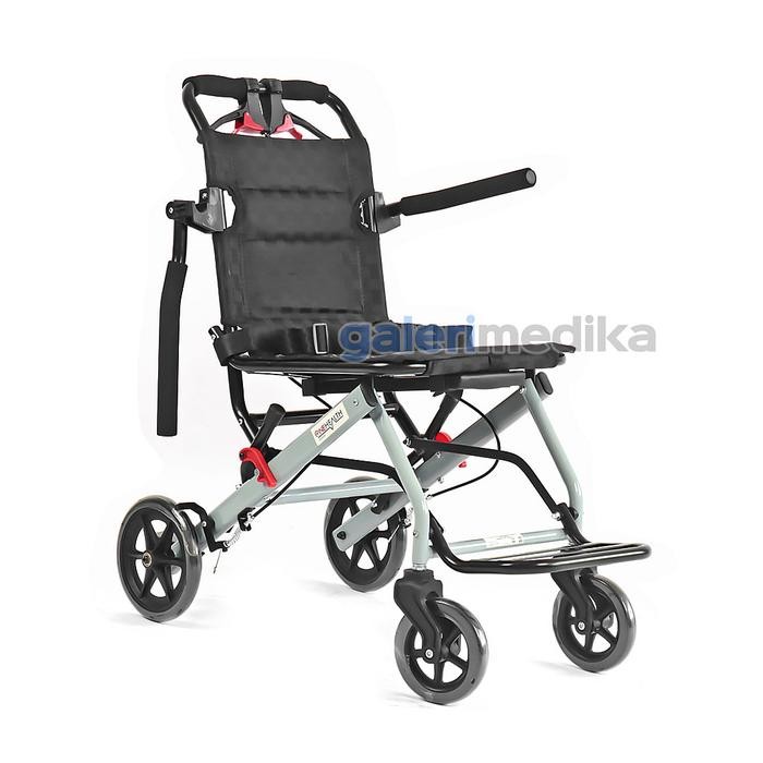 Kursi Roda Travel Onemed FS 800L / FS800L Kursi Roda Aluminium Ringan Terbaru Portable Gratis Ongkir