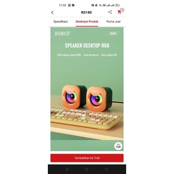 ROBOT multimedia speaker laptop RS180