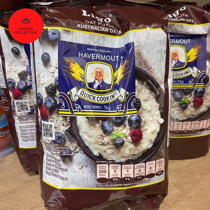 

JTTOP" LIGO HAVERMOUT QUICK COOKING 1KG /LIGO OAT