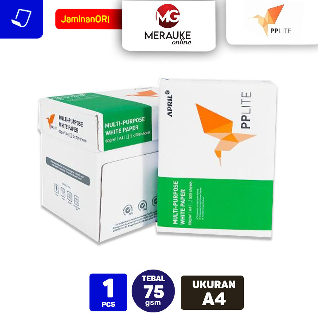 

Kertas HVS PP Lite A4 75 GSM