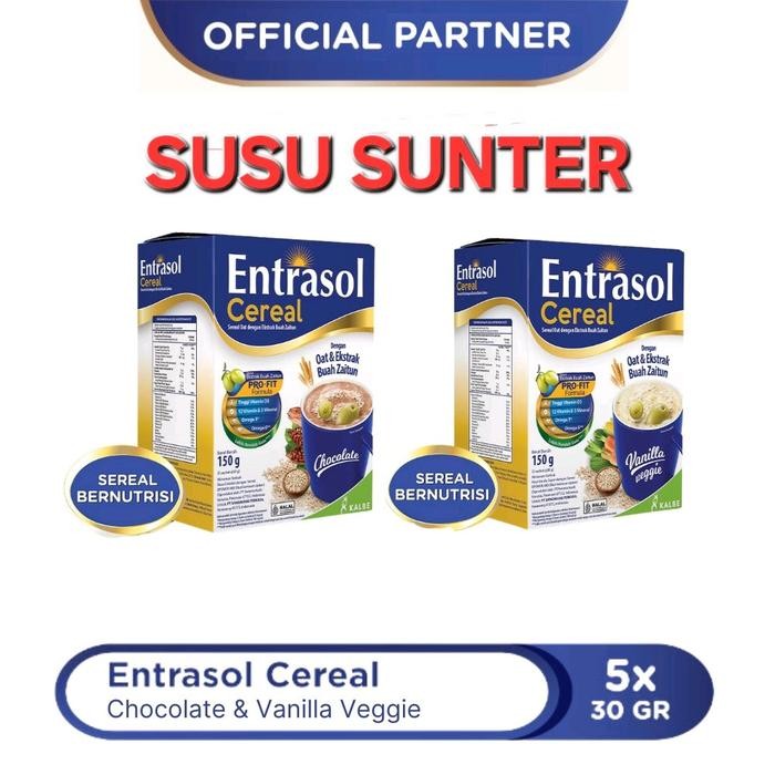 

JTTOP" ENTRASOL CEREAL QUICK START VANILA COKLAT 150