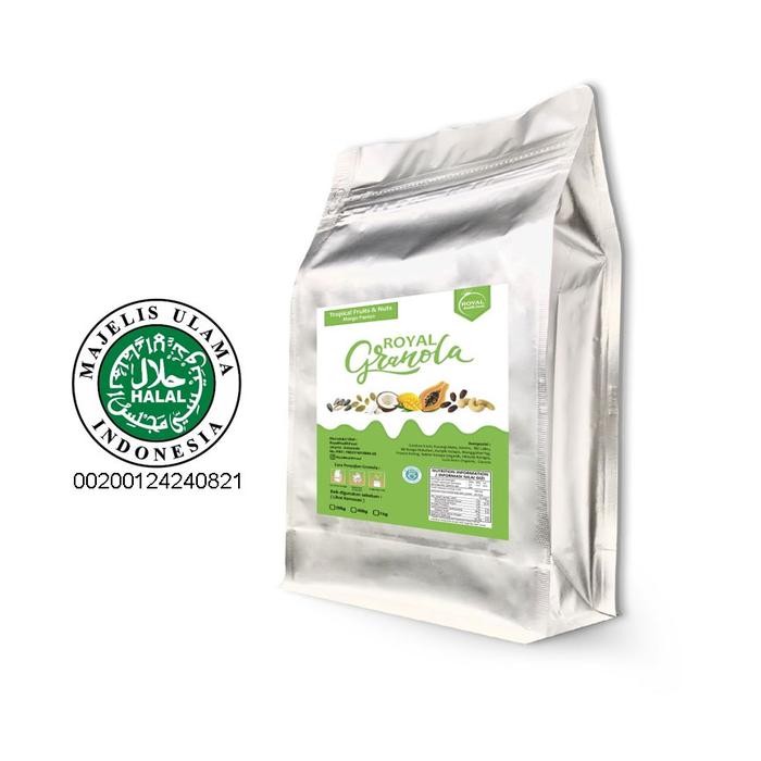 

JTTOP" ROYAL GRANOLA 1 KG TROPICAL FRUITS & NUTS (MANGO PAPAYA)