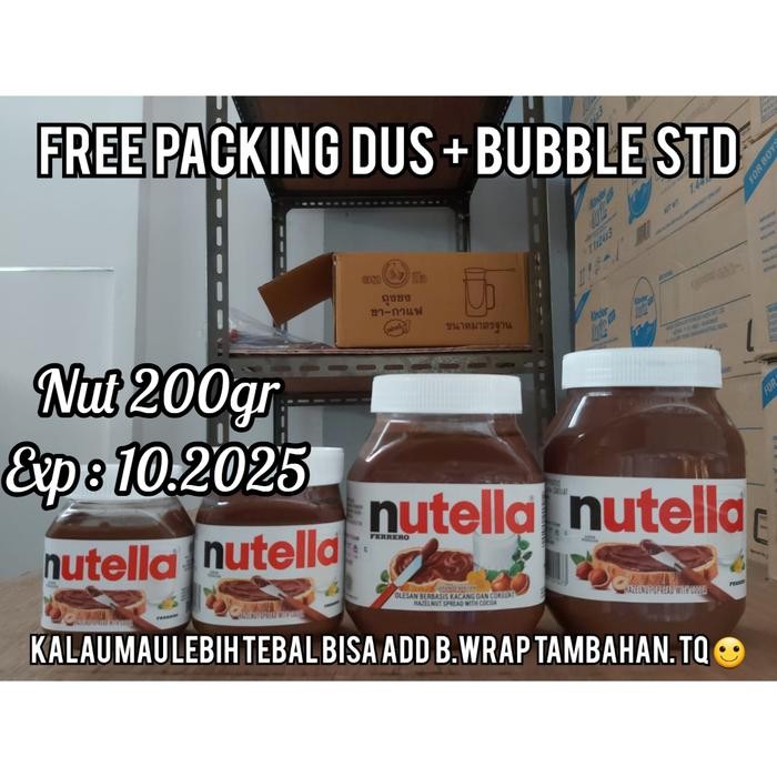 

JTTOP" NUTELLA 200GR / NUTELLA SPREAD / NUTELLA SPREAD 200 GR
