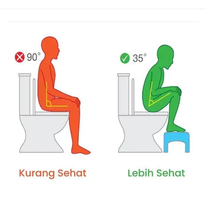 Kursi Toilet / Kursi WC Duduk / Bangku Pijakan Kaki / Kursi WC Jongkok