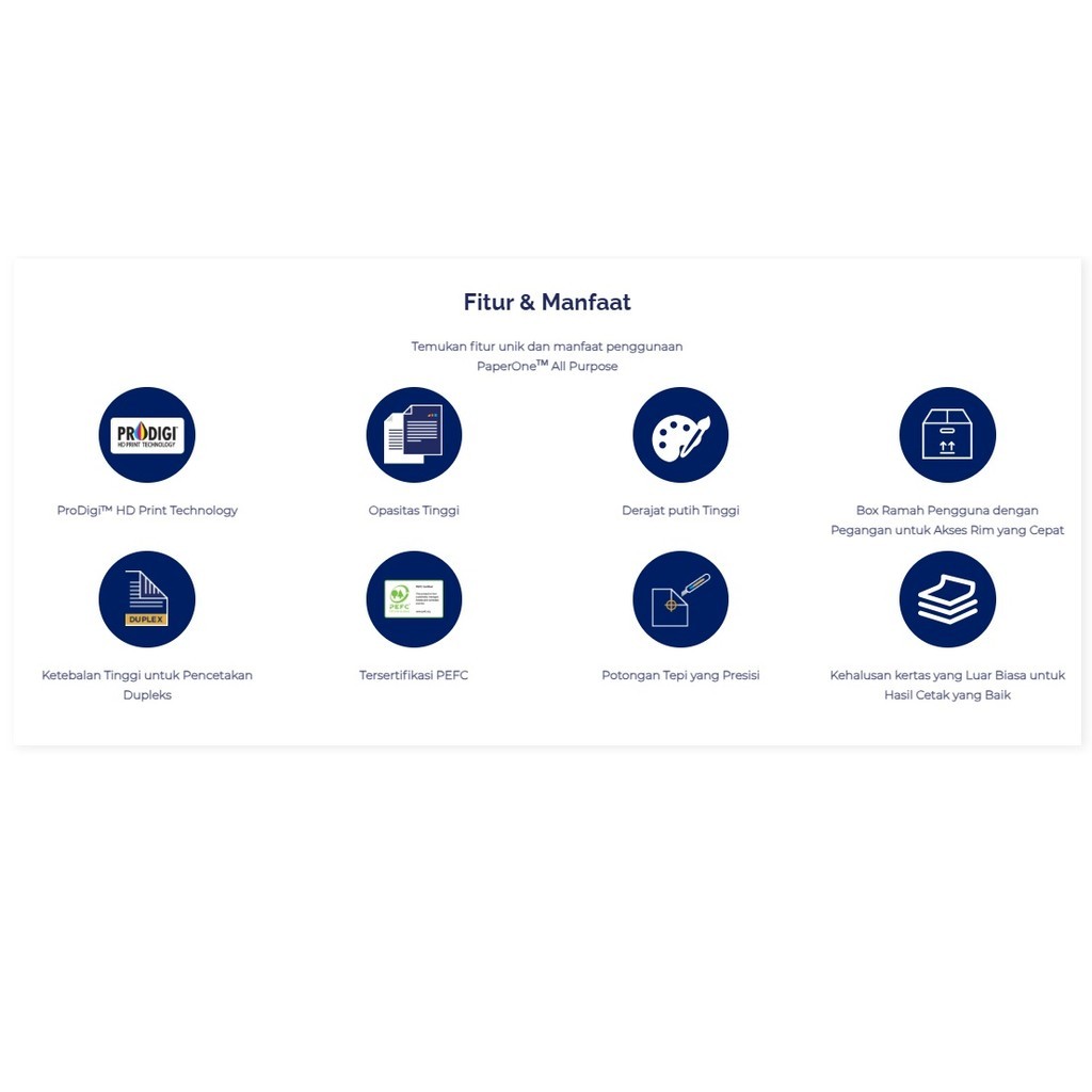 

Paper One Kertas Print/Fotocopy A4 80gr