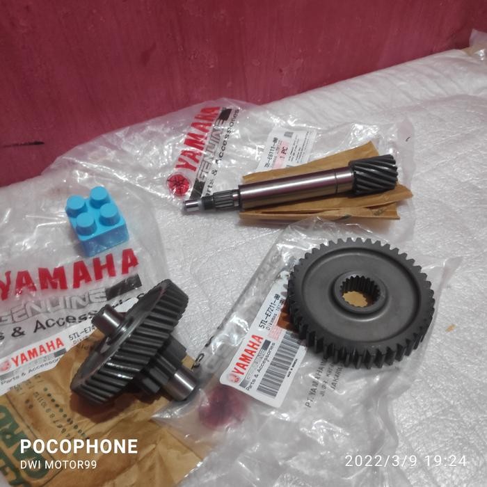 GIR GEAR RASIO SET 3 PCS MIO SPORTY SMILE ORIGINAL