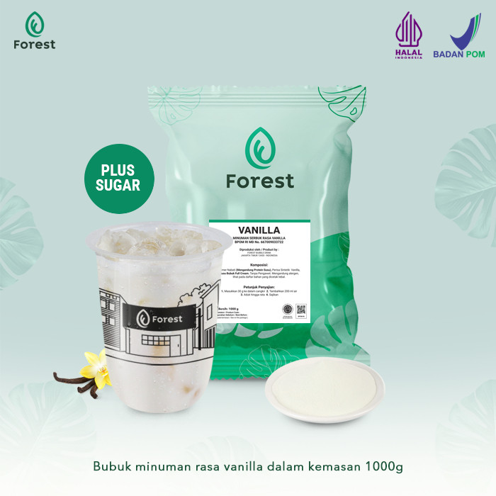 

Bubuk Minuman VANILLA PLUS GULA 1000gr - FOREST