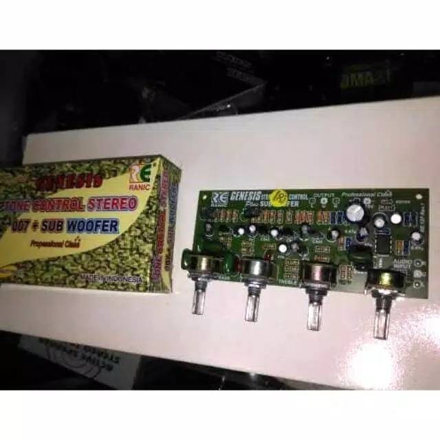 Kit Tone Control Stereo Plus Subwoofer Genesis