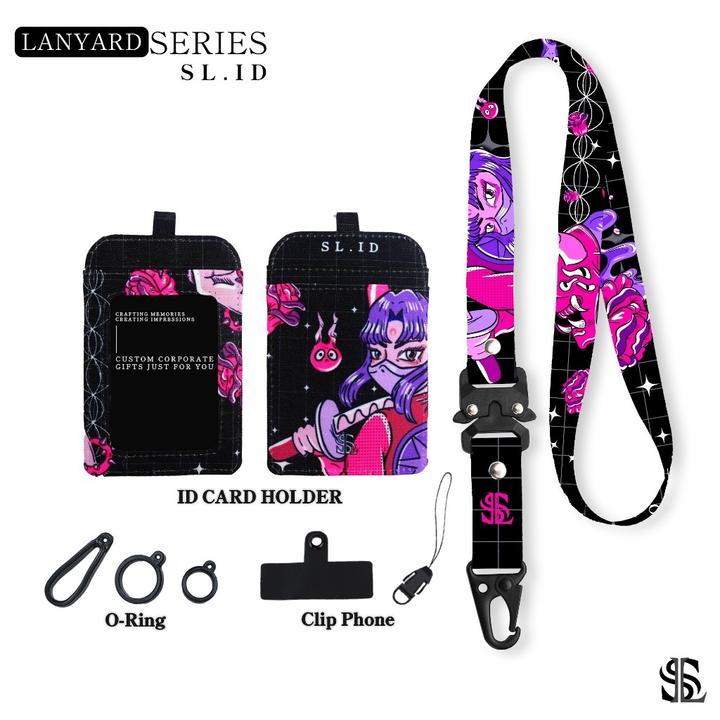 

SL.ID Lanyard Id card Holder Printing - Jap Street