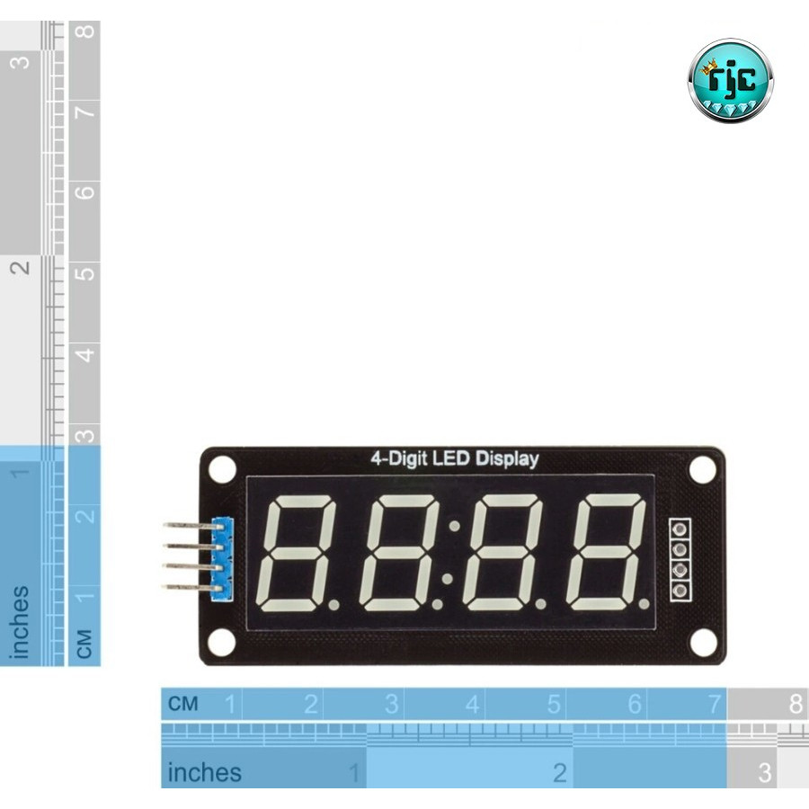 Module Seven Segment 4-Digit 0.56" TM1637 LED 7-Segment Display RGBYW