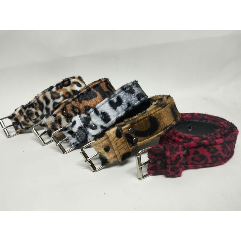 ikat pinggang pria wanita leopard belt pria leopard sabuk pria wanita motif leopard sabuk macan