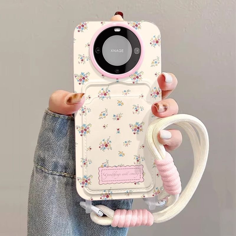Card Holder Anti Shock Cantik Bunga Casing Samsung Note 14 Pro Plus 5G A5 A3 14C 13C 8 Pro 9 A1 A2 9