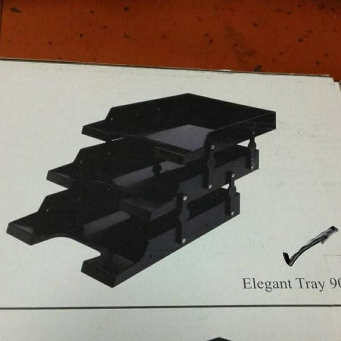 

MICRODOT. ELEGAN TRAY 903. RAK BUKU,BERKAS DAN DOKUMEN. - Hitam